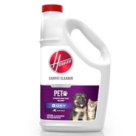Hoover Oxy Pet Urine & Stain Eliminator Carpet Cleaning Shampoo, Concentrated Machine Cleaner Solution, 116oz Formula, AH31938, White