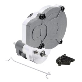 Metal Transmission Gearbox with Bracket for FMS FCX24 1/24 Power Wagon FCX18 Land Cruiser LC80 K5 Blazer RC Crawler Upgrade Part (Titanium)