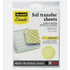 Scotch FOIL TRANSFER Sheets Set of 10 Gold & Silver