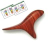 Massage Wood Three-Pointed Bird Birdy as Massage Aid with 2