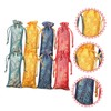 Healeved 8pcs Drawstring Storage Bags Multi Purpose Jewelry Pouches for