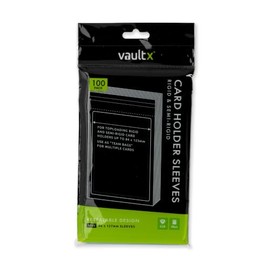 Vault X Fundas para Portacartas (Pack de 100), Bolsas Protectoras para Toploaders y Portacartas Semirrígidos, para Cartas Coleccionables