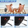 TNIIFXC Portable Travel Safe Lock Box 4-Digit Combination Mini Safe