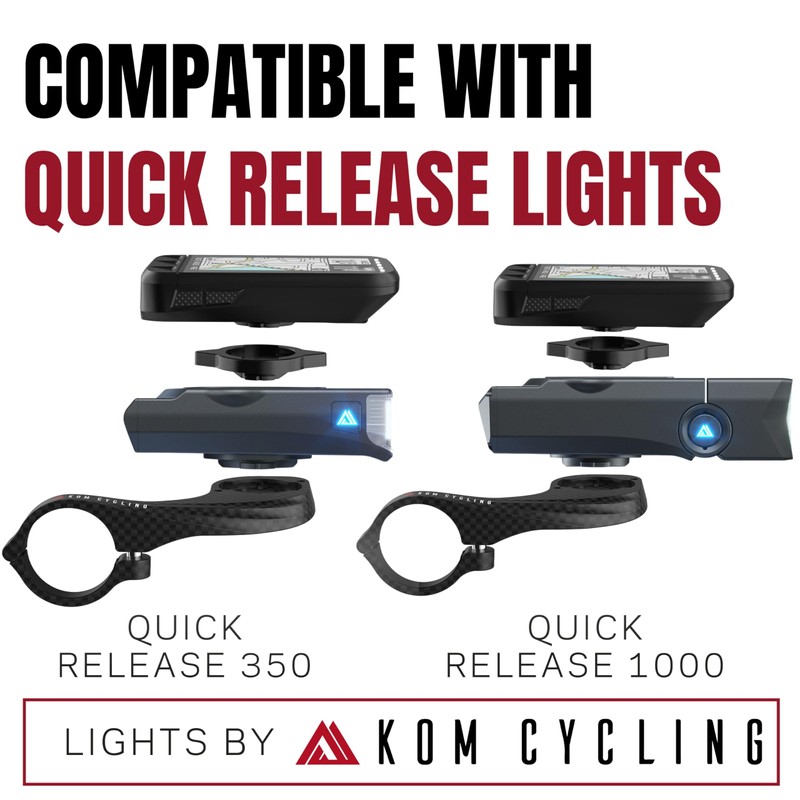 KOM Cycling Wahoo Elemnt Mount Compatible with Multiple Wahoo Computers