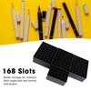 Marker Storage Bag 168 Slots Multipurpose Portable Zippered Marker Pen