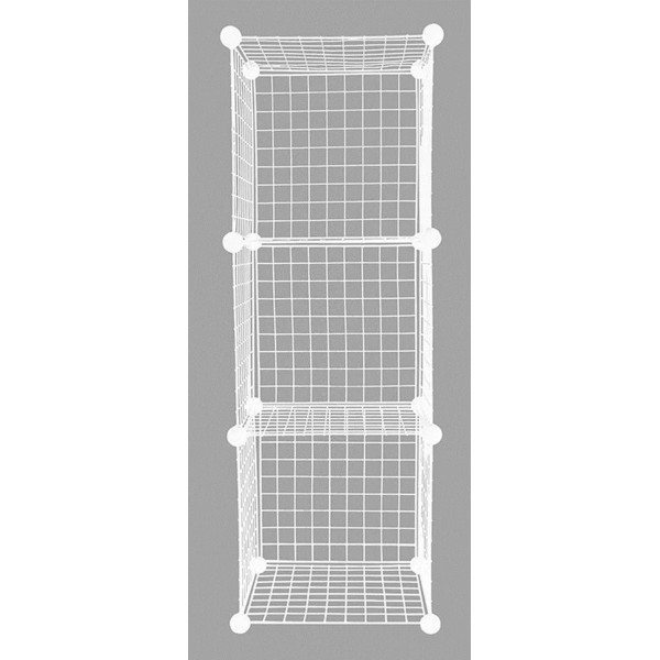 Cubos Organizadores Metálicos Armables Set Bco+envío Gratis¡