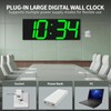 CHKOSDA 18.7in Large Digital Wall Clock,LED Digital Clock whih Big