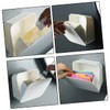 Minkissy 2pcs Bathroom Storage Box Wall-mounted Organizer Tissue Holder Storage