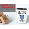 Bubble Hugs Cat Lover Shot Glass 1.5oz - British Shorthair