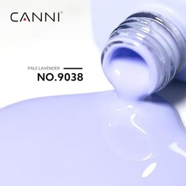 CANNI- Esmalte de uñas en gel de color morado lavanda, 1 pieza de esmalte de uñas en gel de color morado pastel, esmalte de uñas en gel de color