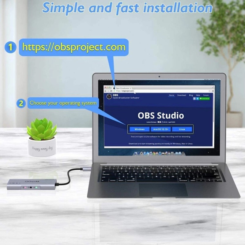 QGeeM HDMI to USB 3.0 Game Capture Card 1080P 60fps