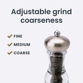 Olde Thompson 7" Del Norte Adjustable Pepper Mill