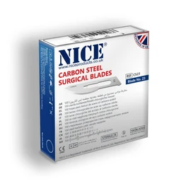 100 x NICE No.23 Sterile Carbon Steel CS23 Surgical Blades