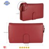 Mou Meraki Big Fat RFID Blocking Leather Organizer Checkbook Wallets