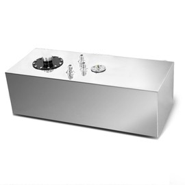 DNA MOTORING 15 Gallons Aluminum Top-Feed Fuel Cell Gas Tank 30" (L) x 9" (W) x 12" (H),ALU-FT-B-TF-15G