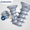 HEXATON Euro Screws with Countersunk Head - 4 x 13