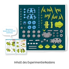 KOSMOS 620752 Air Walker, Climbing Smooth Surfaces, Kit for Robots with Special Suction Cups, Experiment Box for Children from 8-12 Years, Robot Toy, Model Making