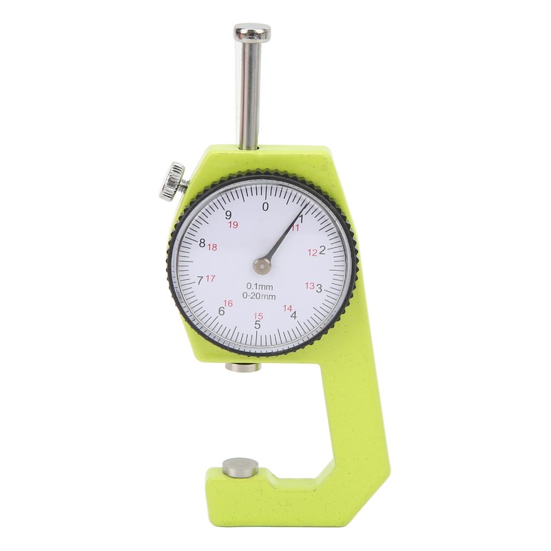 Thickness Gauge 0.1mm High Accuracy 0 to 20mm Range Round