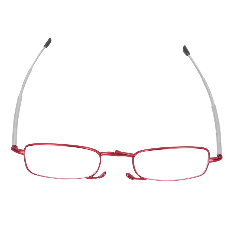 Elderly Foldable Reading Glasses Stainless Steel Blue Light Blocking Presbyopic