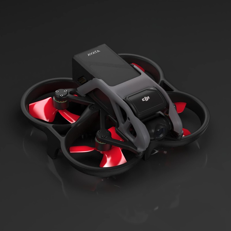 Master Airscrew 3-Blade Upgrade Propellers for DJI Avata - Red,