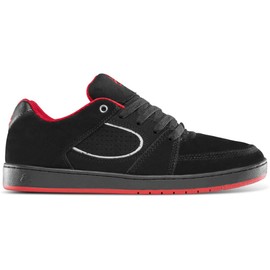 Es Skateboard Shoes Accel Slim Black/Black/Silver Size 12