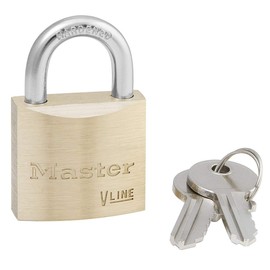 Master Lock V Line 30mm Key Type 314 Brass Padlock Keyed Alike
