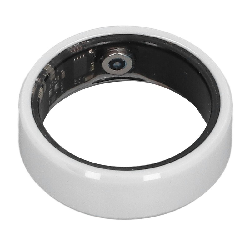 Smart Ring White IP68 Waterproof BT Pedometer Sleep Monitoring Rechargeable