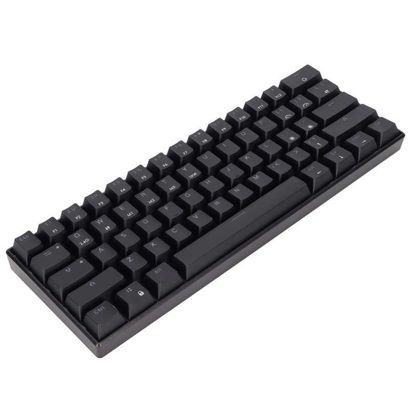 Mechanical Keyboard 61 Keys Three Modes Support Wireless Portable Ergonomic