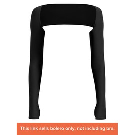 YEOREO Women Crop Top Long Sleeve Bolero Open Front Workout Cropped Shirts Sports Shrug, Midnight, X-Large