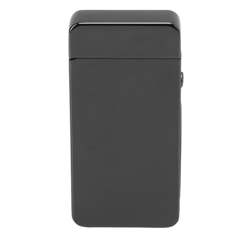 Electric Dual Arc Lighter Rechargeable Windproof Flameless 220mAh Aluminium Alloy