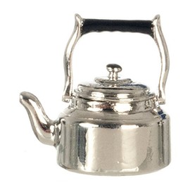 Dollhouse Miniature 1:12 Scale Silver TEA POT #G8197