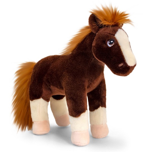 tachi Large Cuddly Toy Foal Plush Toy Horse Brown Plush
