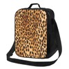 Gaakvrr Leopard Print Lunch Bag for Boys, Insulated Lunchboxg for