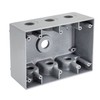 TOPAZ Triple Gang Weatherproof Boxes 7 Hole