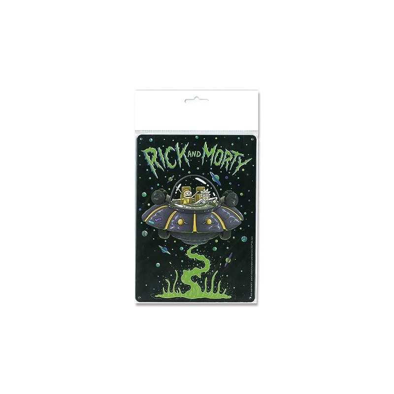 Logoshirt® Rick and Morty I Spaceship I Space Cruiser I