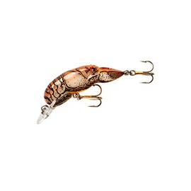 Rebel Lures Original Realistic Crawfish Crankbait Fishing Lure, Ditch/Brown, Deep Wee (8-10 ft Depth) (DWEECRAW)