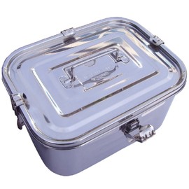 Stainless Steel Rectangular Kimchi Food Storage Container (8L / 271oz / 12")