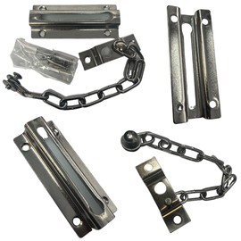 CTS Steel Chain Door Guard Safety Catch Locking Door Home Chrome Silver