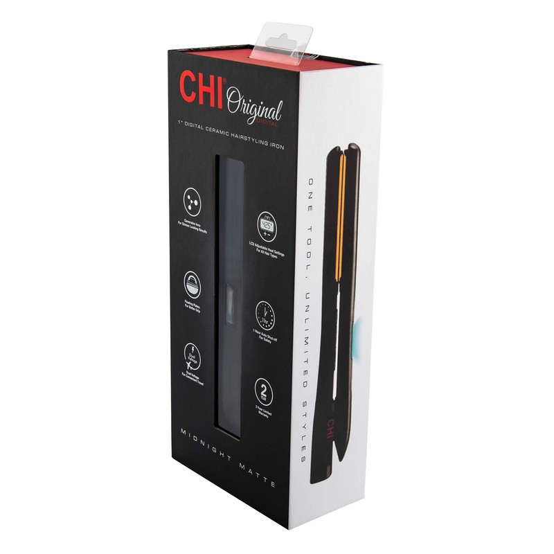 CHI Original Digital Ceramic Hairstyling Midnight Matte Iron