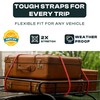 MOOK Heavy Duty Bungee Cords with Hooks, 12-Pcs Bungee Cord