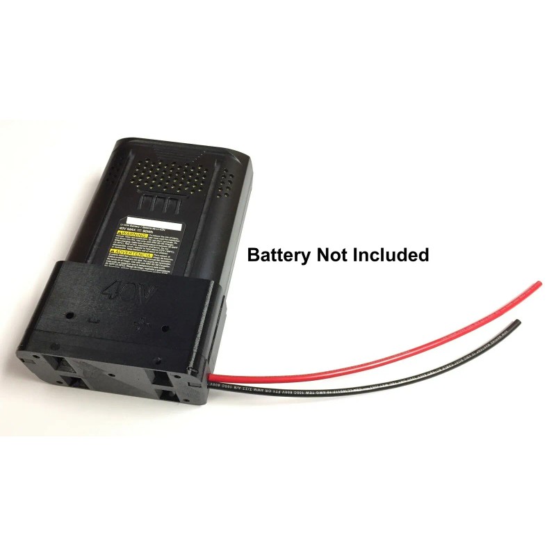 Terrafirma Adapter for Kobalt 40V lithium battery 1ft 10AWG gauge