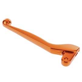 Simson S51, S53, SR50 Hand Lever Set, Solid Aluminium, Brake Lever and Clutch Lever (Also for Version with Brake Light Switch), Orange