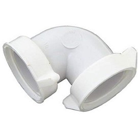 Master Plumber 453-282 MP 90DEG Drain Elbow, White