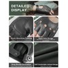 GSG Mens Fingerless Leather Gloves Driving Cycling Motorcycle Half Gloves