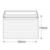 50 C6 Conqueror Laid (Textured) Cream Envelopes (¼ A4) -