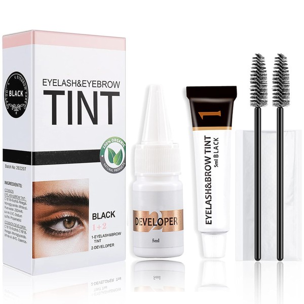 Lash Tint Black Kit - Eyelash & Eyebrow Dye Set