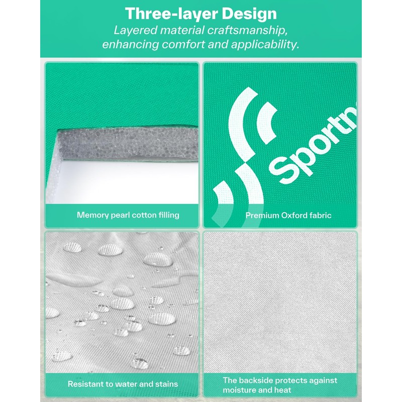 Sportneer Sitting Pad, Sit Pads for Backpacking Portable Camping Sit