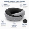 Memory Foam Travel Neck Pillow for Airplane Rest – Signature