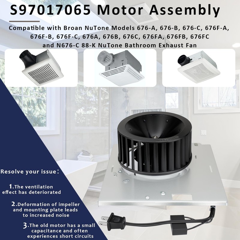Upgrade S97017065 Motor Assembly for 676-A 676-B 676-C & 676F-A