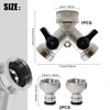 Water Connection Distributor, Y-shaped Distributor, 3/4 Inch Two-Way Splitter with